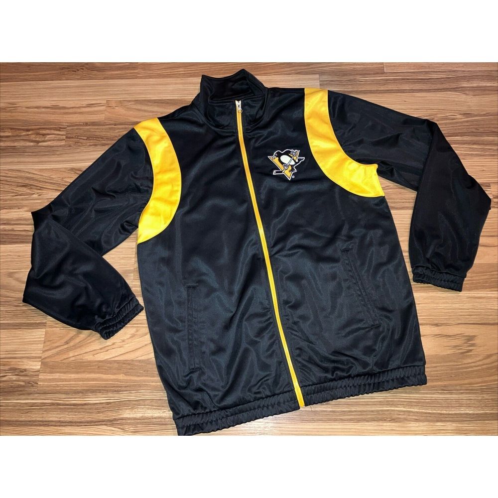 Pittsburgh Penguins Jacket G-III Sports by Carl Banks Men's L Zip up‎
